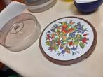 Emsa design taartschaal met deksel jaren 70 retro vintage, Huis en Inrichting, Keuken | Servies, Overige materialen, Gebruikt