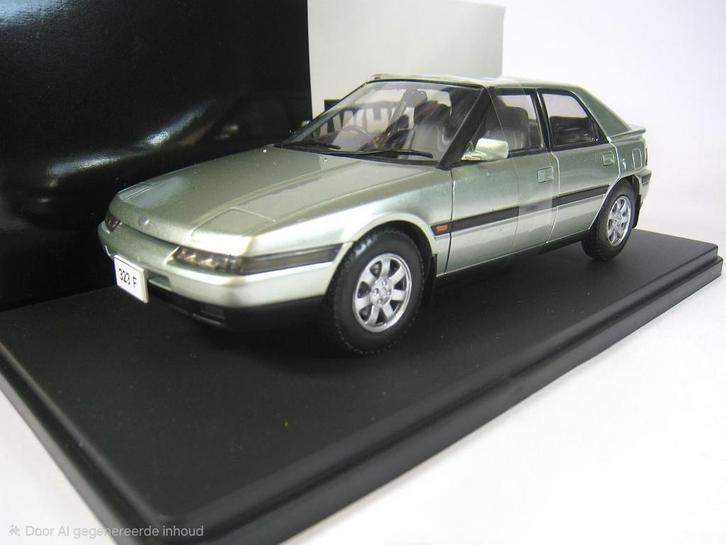 Mazda 323F BG - Groen metallic - 1:24 Whitebox, Hobby en Vrije tijd, Modelauto's | 1:24, Nieuw, Auto, Overige merken, Ophalen of Verzenden
