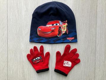 ZGAN H&M Disney Cars Muts & Handschoenen Blauw Rood 92 - 104 beschikbaar voor biedingen
