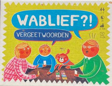 Vergeetwoorden - Wablief?!  beschikbaar voor biedingen