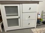 Handige witte kast voor keuken of eetkamer, Huis en Inrichting, Kasten | Dressoirs, Ophalen, Zo goed als nieuw, 25 tot 50 cm, 50 tot 100 cm
