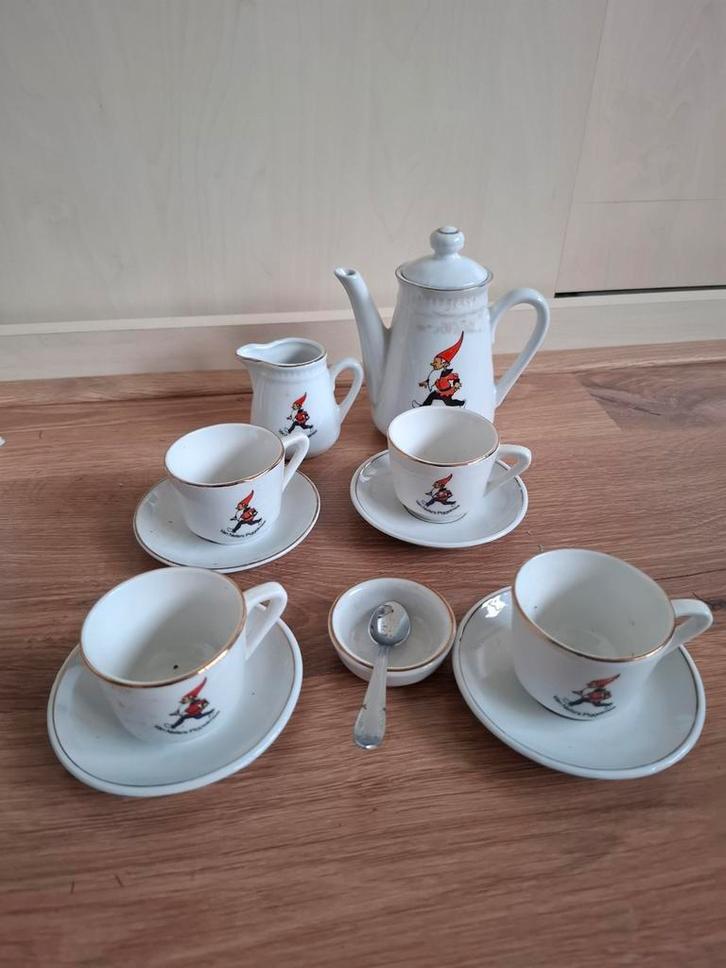 Van Nelle Piggelmee Kinderservies - Theepot & Kannetje, Antiek en Kunst, Antiek | Servies los, Ophalen of Verzenden