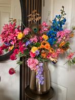 Echt een Eyecatcher Zijden bloemen in vaas Goud Set, Ophalen of Verzenden, Nieuw