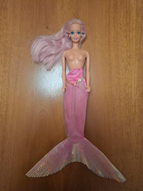 Barbie Fountain Mermaid (1993), Verzamelen, Poppen, Gebruikt, Pop, Ophalen of Verzenden