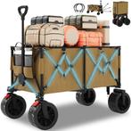 Foldable Camping Trolley with Large Wheels, 260 L, Caravans en Kamperen, Ophalen, Zo goed als nieuw