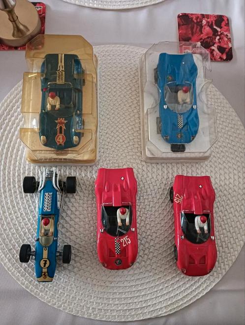 Fleischmann Raceauto's. 5 Stuks., Kinderen en Baby's, Speelgoed | Racebanen, Zo goed als nieuw, Elektrisch, Fleischmann, Ophalen of Verzenden