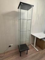 Glazen Vitrinekast met Planken, Ophalen, Minder dan 50 cm, Met deur(en), Zo goed als nieuw