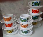 6 vintage Orgopel   koffiekopjes, Huis en Inrichting, Keuken | Servies, Ophalen of Verzenden, Zo goed als nieuw, Overige stijlen