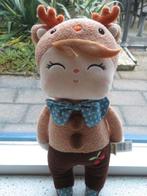 Mooie pop rendier merk METOO meet ca 34 cm kersjes op broek, Ophalen of Verzenden, Zo goed als nieuw, Overige typen