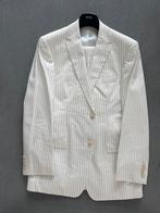 HUGO BOSS pak mt 50 Creme met bruin streepje, Ophalen, Maat 48/50 (M), Wit, Hugo Boss