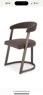 Eichholtz Dining chair stoelen dexter bronze, Nieuw, Ophalen of Verzenden