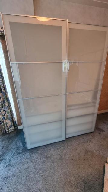 Ikea pax 150  (2x75)met schuifdeuren met 6 lades!