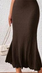 Bruine lange rok extra stretch maat s - bieden, Maat 38/40 (M), Overige typen, Bruin, Verzenden
