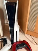 PS5 Slim Disc Versie + 2 Controllers, Spelcomputers en Games, Spelcomputers | Sony PlayStation 5, Ophalen of Verzenden, Gebruikt