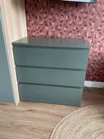 Ikea malm ladekast groen, Huis en Inrichting, Kasten | Ladekasten, Ophalen, 50 tot 100 cm, Zo goed als nieuw, 3 of 4 laden