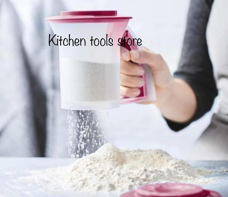 tupperware zeefmolen poedersuiker strooier bloem molen roze, Huis en Inrichting, Keuken | Tupperware, Nieuw, Overige typen, Ophalen of Verzenden