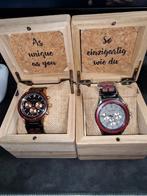 Holzkern horloges 2 stuks €150 p/s samen €250, Sieraden, Tassen en Uiterlijk, Horloges | Heren, Nieuw, Overige merken, Overige materialen