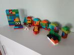 Lego duplo getallentrein  ,bootje en losse stenen, Kinderen en Baby's, Speelgoed | Duplo en Lego, Ophalen of Verzenden, Gebruikt