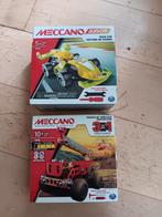 2x Meccano raceauto brandweer wagen, Kinderen en Baby's, Ophalen of Verzenden, Zo goed als nieuw, Bouwen