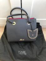 Karl Lagerfeld, leren tas met kat-detail, Sieraden, Tassen en Uiterlijk, Tassen | Damestassen, Ophalen of Verzenden, Schoudertasje