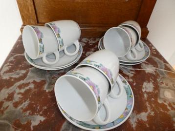 thee servies kop schotels Seltmann Weiden + theepot  Nieuw  beschikbaar voor biedingen