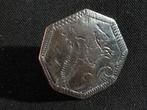 Ruiterknoop achthoekig antiek zilver Meppel 1762. 2131, Ophalen of Verzenden, Zilver