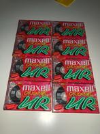 8 cassettebandjes Maxell UR sealed, Ophalen of Verzenden, Zo goed als nieuw