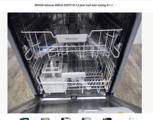 Mooi Miele G5072 VI Active 2.5 jaar oude, Witgoed en Apparatuur, Vaatwasmachines, Zo goed als nieuw, Inbouw, Minder dan 85 cm