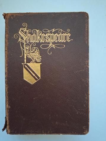 Oud Shakespeare Boek - Leren Kaft beschikbaar voor biedingen