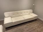 Nette design bank wit met hocker (Xooon), Huis en Inrichting, Banken | Bankstellen, Ophalen, Gebruikt, Driepersoons, Rechte bank