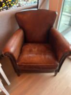 Schapenleren fauteuil, Huis en Inrichting, Fauteuils, Ophalen, Gebruikt, Minder dan 75 cm, Leer