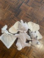 Set van 3 disney DUMBO knuffeltjes, waarvan 1 muziek maakt, Ophalen of Verzenden, Gebruikt, Olifant