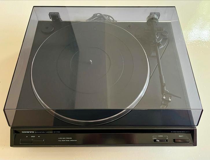 Onkyo CP-1116A Platenspeler - Nieuwe Naald & Snaar!, Audio, Tv en Foto, Platenspelers, Gebruikt, Platenspeler, Overige merken