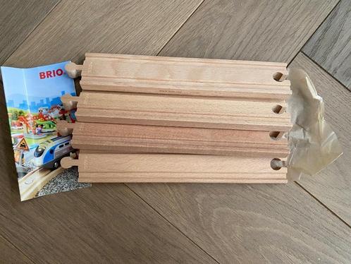 Brio 33341 Long Straight Tracks, Kinderen en Baby's, Speelgoed | Houten speelgoed, Gebruikt, Overige typen, Ophalen