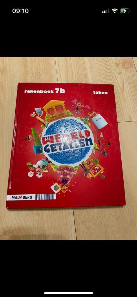 Origineel rekenboek ‘De Wereld in Getallen’ 7b – Groep 7, Boeken, Schoolboeken, Zo goed als nieuw, Overige vakken, Overige niveaus