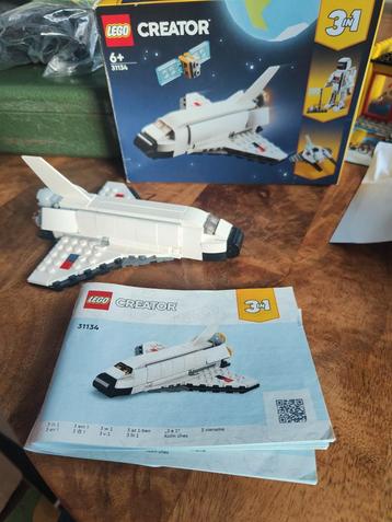 Lego creator space shuttle 31134 beschikbaar voor biedingen