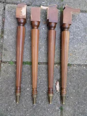 Tafelpoten - Stoelpoten - Teakhout - 50cm lengte beschikbaar voor biedingen