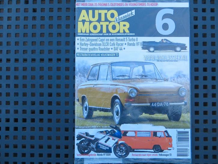 Auto Motor Klassiek 6 2023 DAF 44 De Luxe 1974, Treser, VW T, Boeken, Auto's | Folders en Tijdschriften, Nieuw, Volkswagen, Ophalen of Verzenden