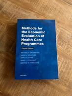 Methods for the Economic Evaluation of Health Care Programme, Boeken, Overige wetenschappen, Zo goed als nieuw, Ophalen, Michael F. Drummond