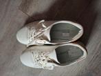 Witte ecco leren sneakers maat 39., Kleding | Dames, Schoenen, Ophalen of Verzenden, Zo goed als nieuw, Wit, Sneakers of Gympen