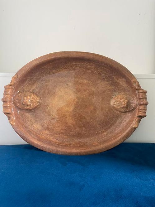 XL aardewerk serveerschaal | PTMD Luxury Living | 2000-heden, Antiek en Kunst, Curiosa en Brocante, Ophalen of Verzenden