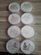 Lunar 2 en 3 KILO munten.Voor de echte liefhebber. Zie tekst, Ophalen of Verzenden, Zilver