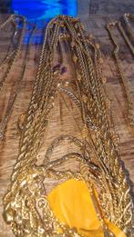 Doublekettingen collectie 50 euro, Gebruikt, Verzenden, Goud, Overige materialen