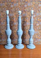 3 schemerlampen tafellampen lampenpoten balusterpoten, Ophalen of Verzenden