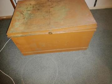 Oude Metalen Kist - Brandwerend? beschikbaar voor biedingen