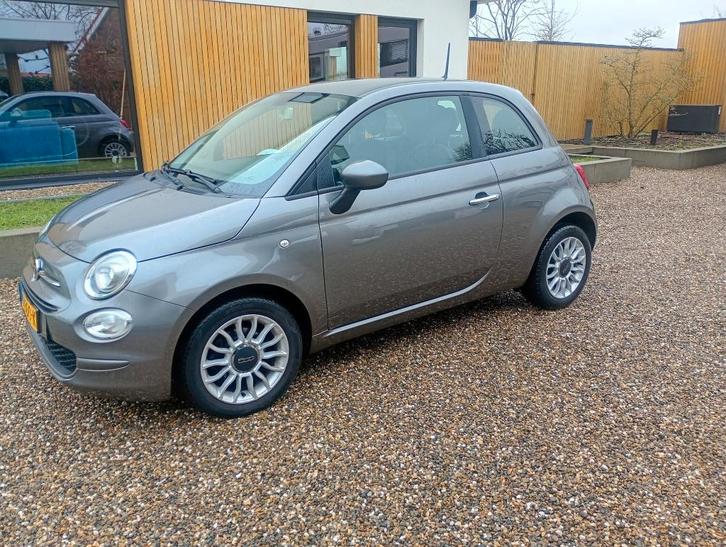 Fiat 500 Twinair 1.2 69 pk 2017 Grijs airco, Auto's, Fiat, Particulier, Centrale vergrendeling, Elektrische ramen, Radio, Benzine