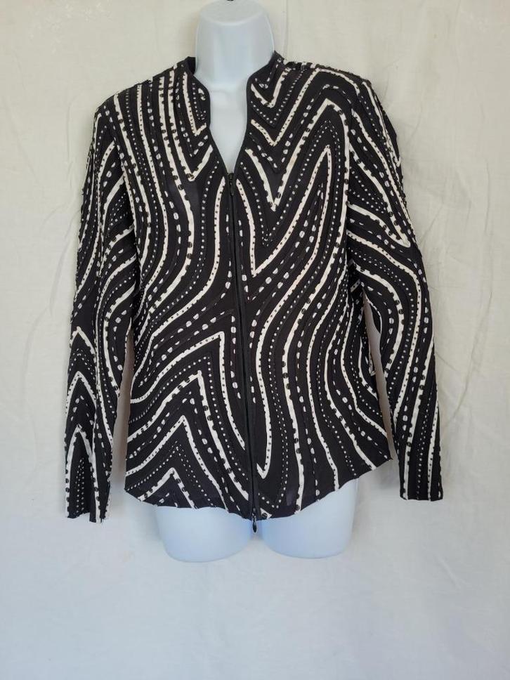 Bijzonder zwart-wit damesjasje mt 40 merk Murek, Kleding | Dames, Jasjes, Kostuums en Pakken, Zo goed als nieuw, Jasje, Maat 38/40 (M)