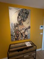 3D Schilderij Afrikaanse Vrouw 1m x 1.50m, Ophalen of Verzenden