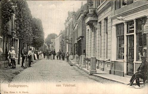 Bodegraven - Van Tolstraat, Verzamelen, Ansichtkaarten | Nederland, Ongelopen, Zuid-Holland, Voor 1920, Ophalen of Verzenden