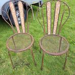 Twee prachtige  tuin stoelen, Ophalen, Zo goed als nieuw, Metaal